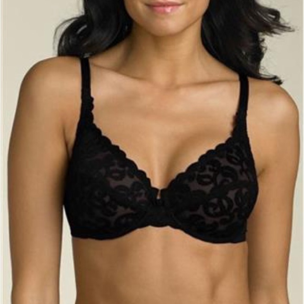 Wacoal | Arabesque Lace Underwire Bra Black Size 36C